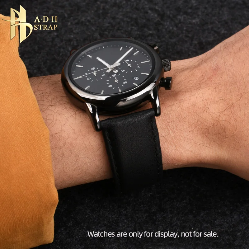 جلد العجل حزام لينة ل أرماني AR60007/60008 2433 2434 1507 1508 الرجال الجلود ووتش الفرقة سريعة التفكيك ووتش اكسسوارات