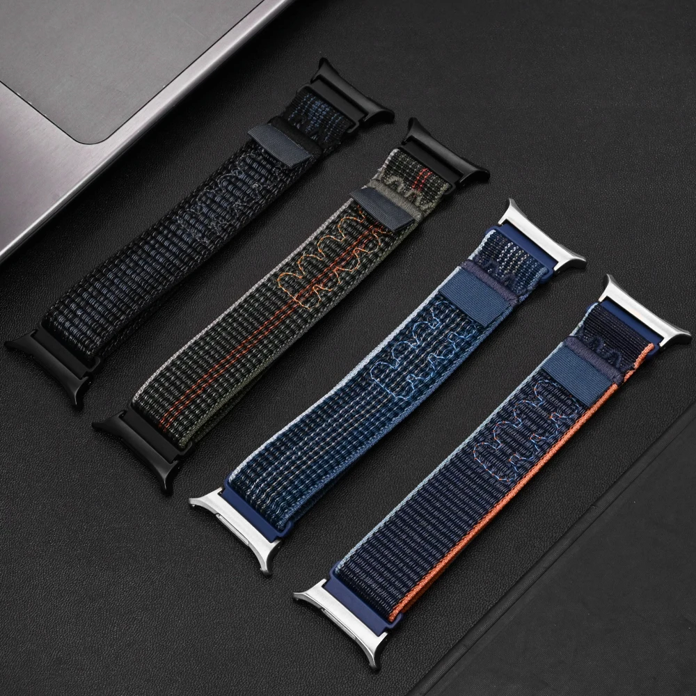 Nylon Sports Watch Strap, Pulseira Curved End, Sem Gaps Band para Samsung Galaxy Watch Ultra, 47mm