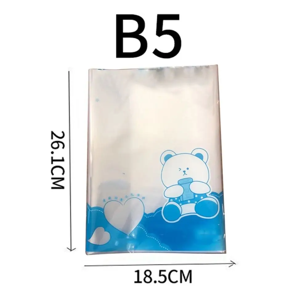 10 Sheets A4 Clear Book Wrap Transparent Self Adhesive Book Protector Cover Waterproof Dirt-proof Notebook Protector Wrap