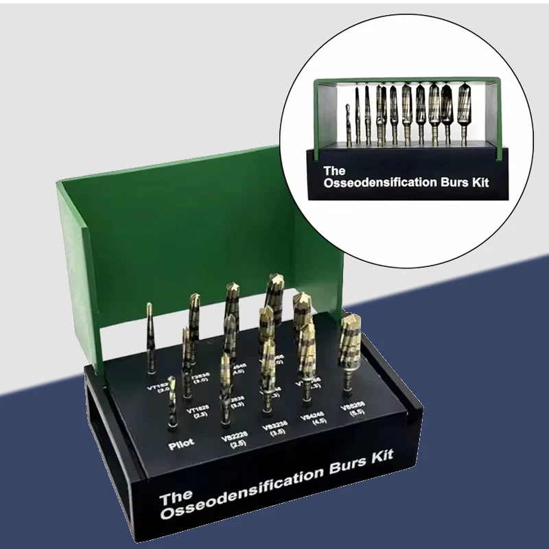 

Хирургический набор для зубных имплантатов, боры и сверла для оссейсификации для инструментов для защиты верхнечелюстной пазухи