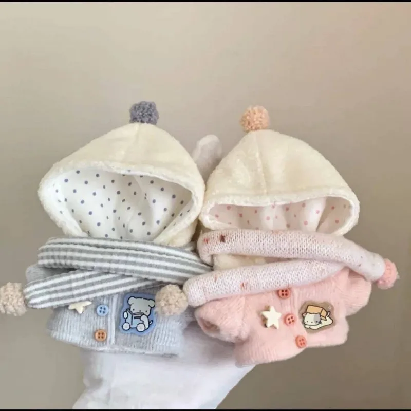 

10 см хлопковая кукла серии животных синий щенок розовое платье с котенком 10 см хлопковое кукольное платье комплект