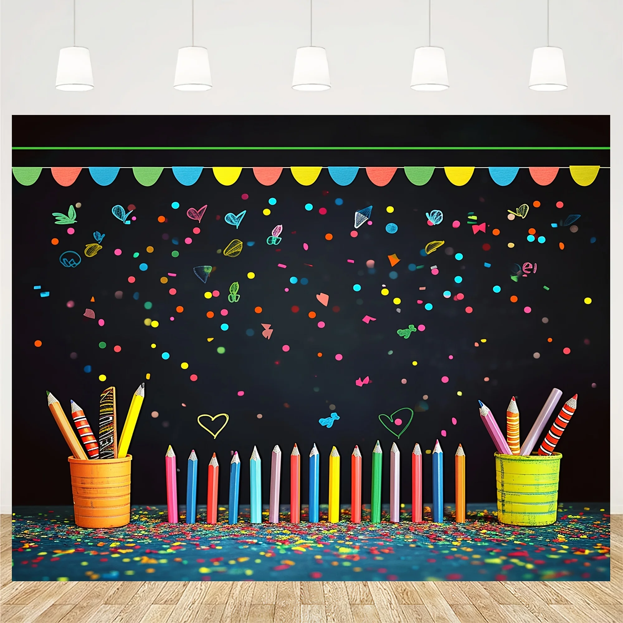 Photography Background Classroom Party Decoration First Day of School Preschool Banner Photo Booth Studio Props