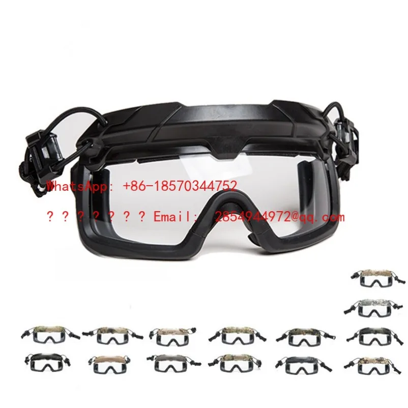 L      Helmet Special Split Anti-fog Wind Goggles 3MM Thick Lens Goggles TB1333-W