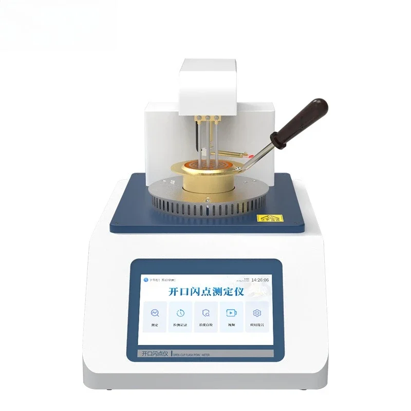 Automatic opening flash point tester firewood lubricating liquid flash point tester ignition point tester
