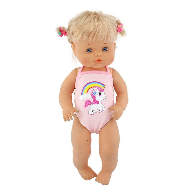 2022 New Bikini Suit Wear For 42 cm Nenuco Doll 17 Inches Baby Doll Clothes