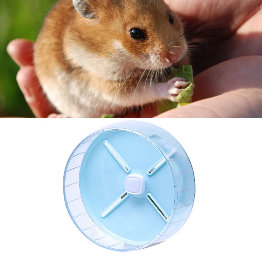 Acrylic Hamster Exercise Wheel Anti Slip Design 20cm Diameter Hamster Running Wheel Bite Resistant Small Pet Wheel Hamsters
