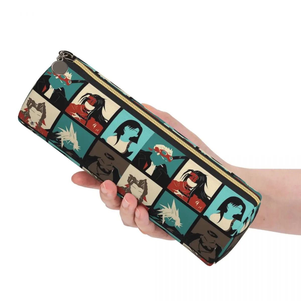 Fantasy Final Seven Pencil Cases Pen Holder Cylinder Pen Box Pencil Bag for Kids School