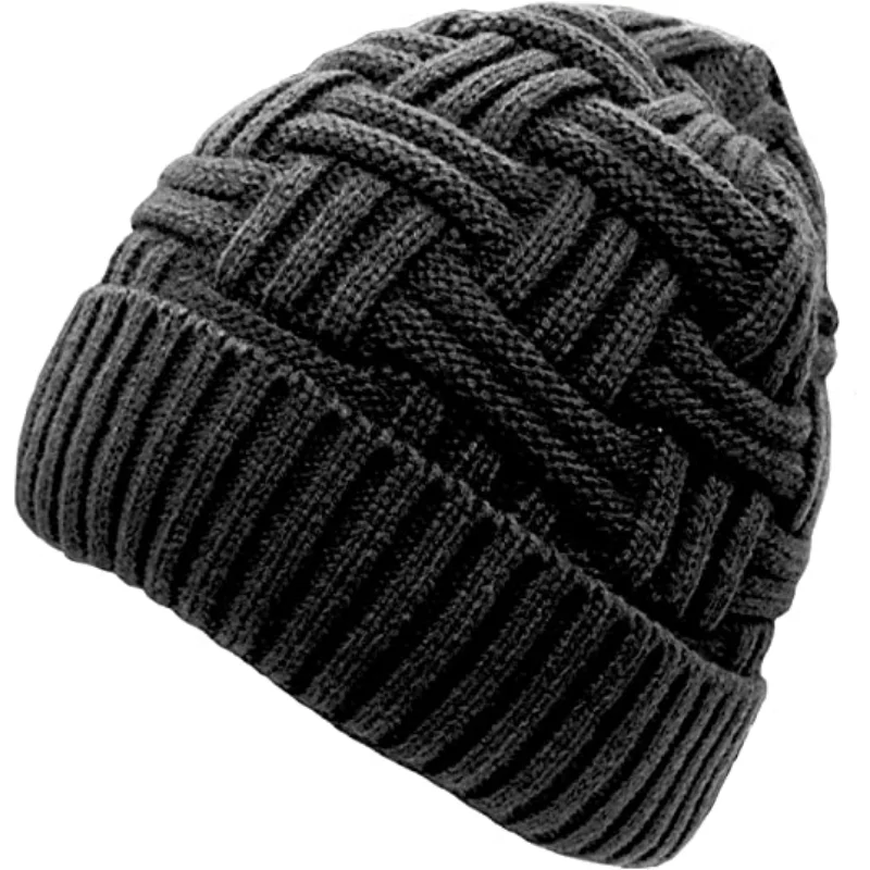 

Winter Warm Knitted Thick Baggy Slouchy Beanie Skull Cap for Men Women Stretchy Soft Unisex Casual Hat Cold Weather Gift