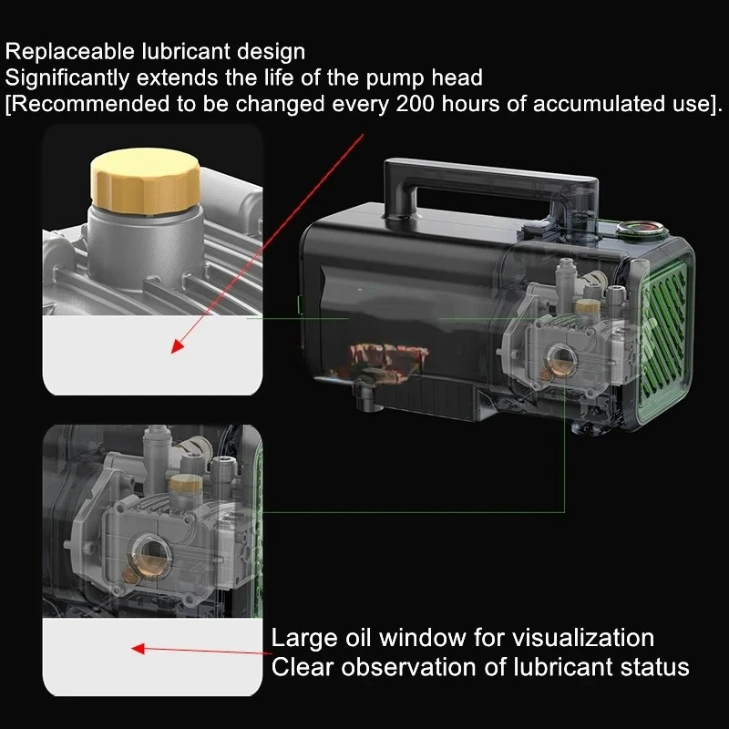 Maintenance Air Conditioning Cleaning Equipment C28T Crankshaft Type High-Pressure Pump, Internal and External Fins
