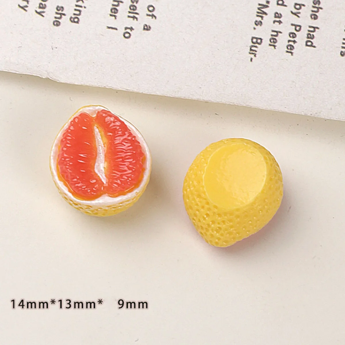 20Pcs Resin Mini Colorful Avocado Kiwi Orange Corn Fruits Vegetables Flatback Pendant Accessory DIY Accessories
