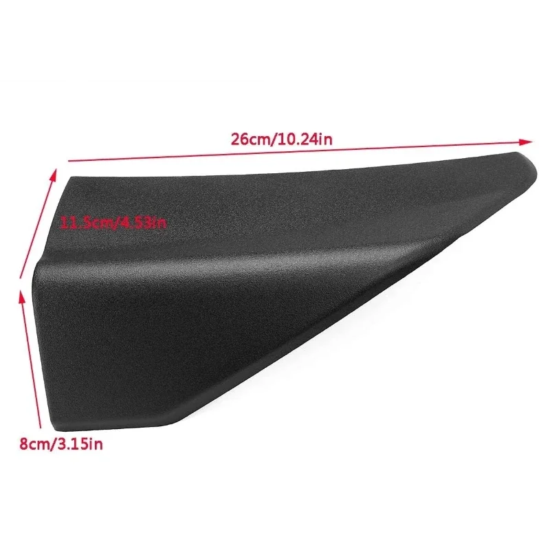 For Ford Mustang 2015-2019 ABS Car Front Bumper Slitter Lip Diffuser Chin Spoiler Winglets Guard Protector