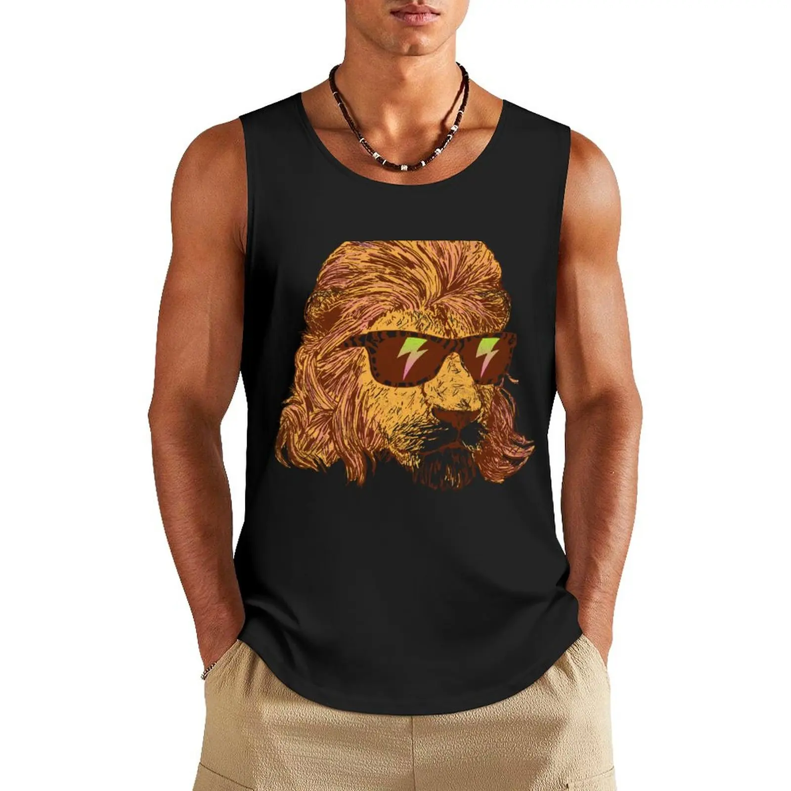 

King Of The '80s Tank Top bodybuilding for men Men's gym articles