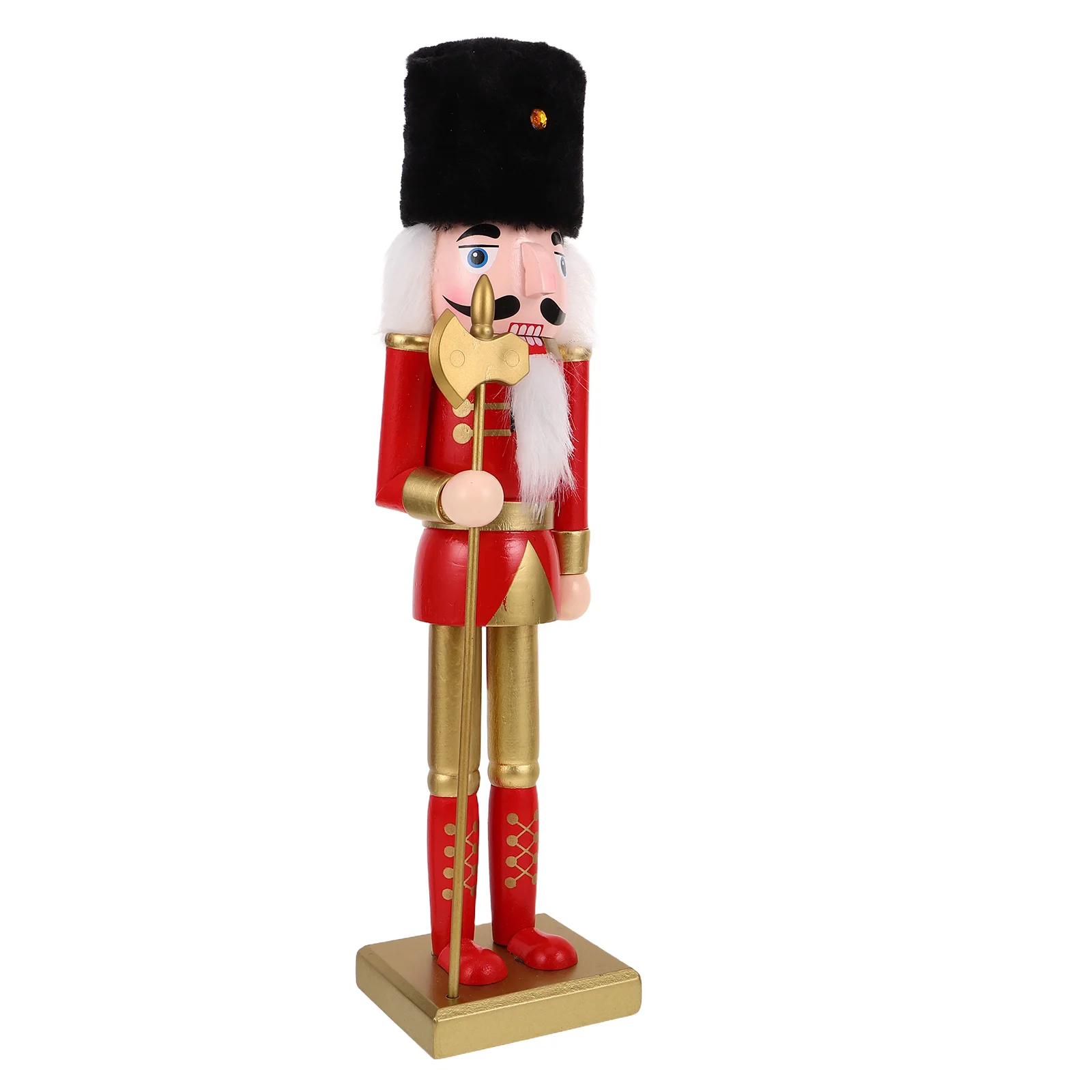 

Nutcracker Ornament German Style 38 Cm Large Figurine Fireplace Christmas Decorations