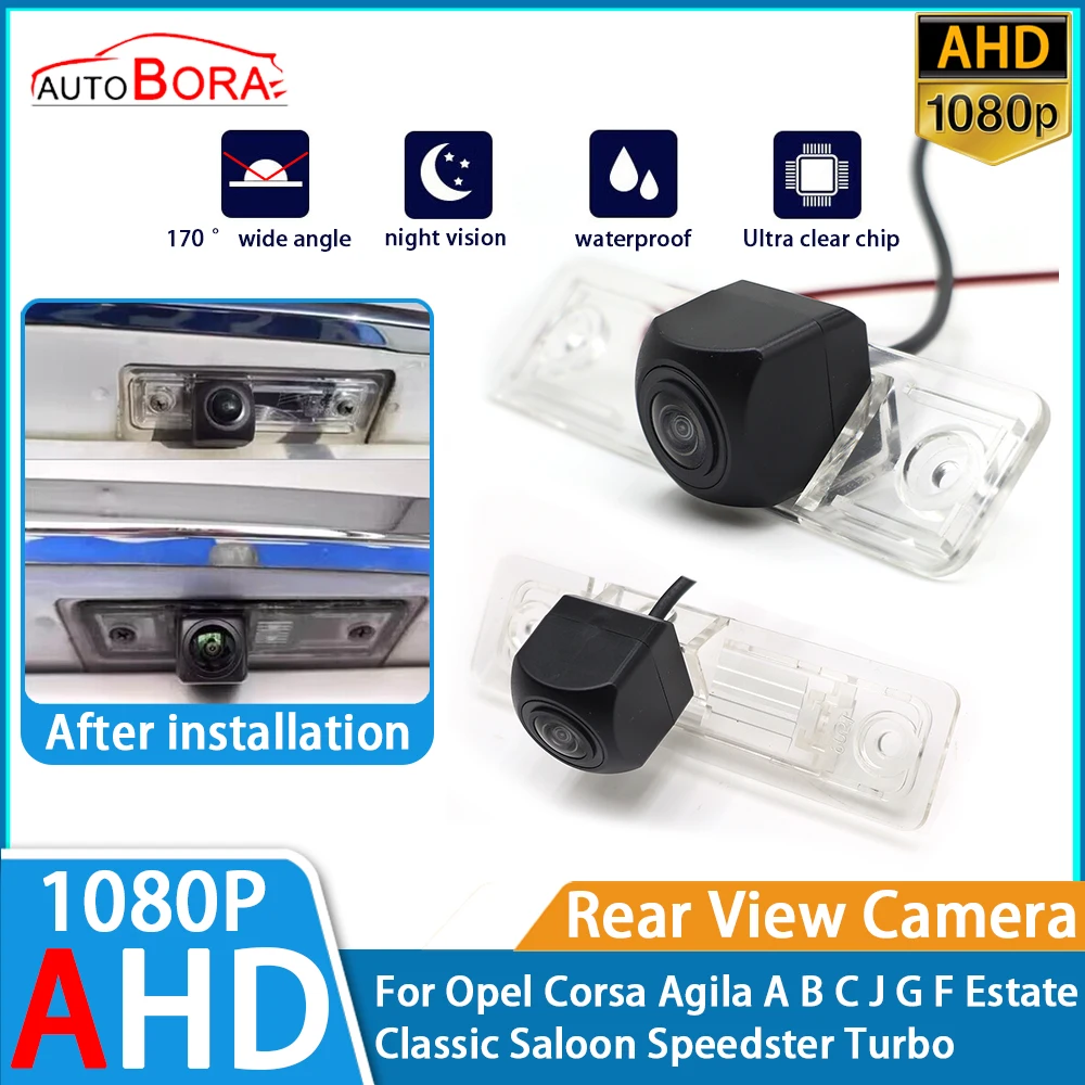 

Reverse Parking Car Rear View Camera 1080P Night Vision for Opel Corsa Agila A B C J G F Estate Classic Saloon Speedster Turbo