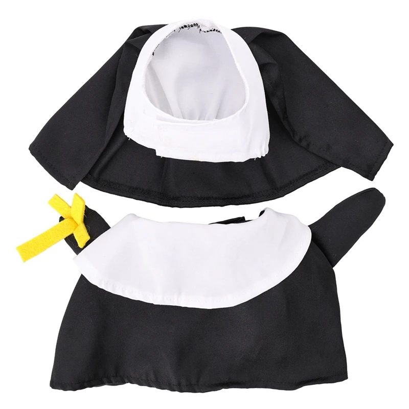 Nun Dog Costume Sister Style Pet Costume Funny Clothes Small Cats Apparels for Halloween Christmas Party Festival