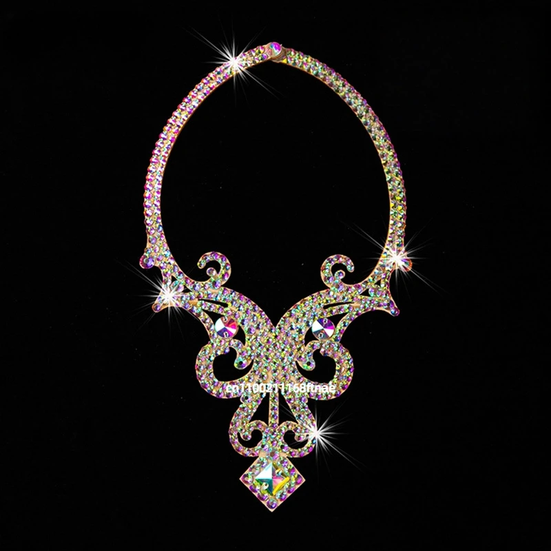 جديد الرقص الشرقي قلادة اليدوية الساخن حفر الرقص الشرقي مرحلة الأداء الملحقات المنافسة أداء الملحقات