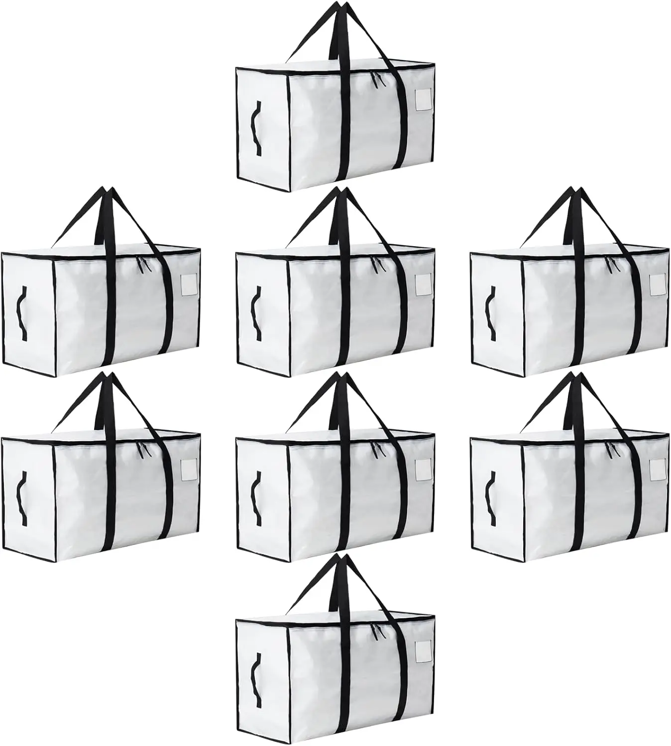 

Прочные сверхбольшие мешки для переезда, коробки для переезда, необходимые принадлежности для переезда, синие контейнеры для хранения с крышками, пластиковые упаковочные корзины