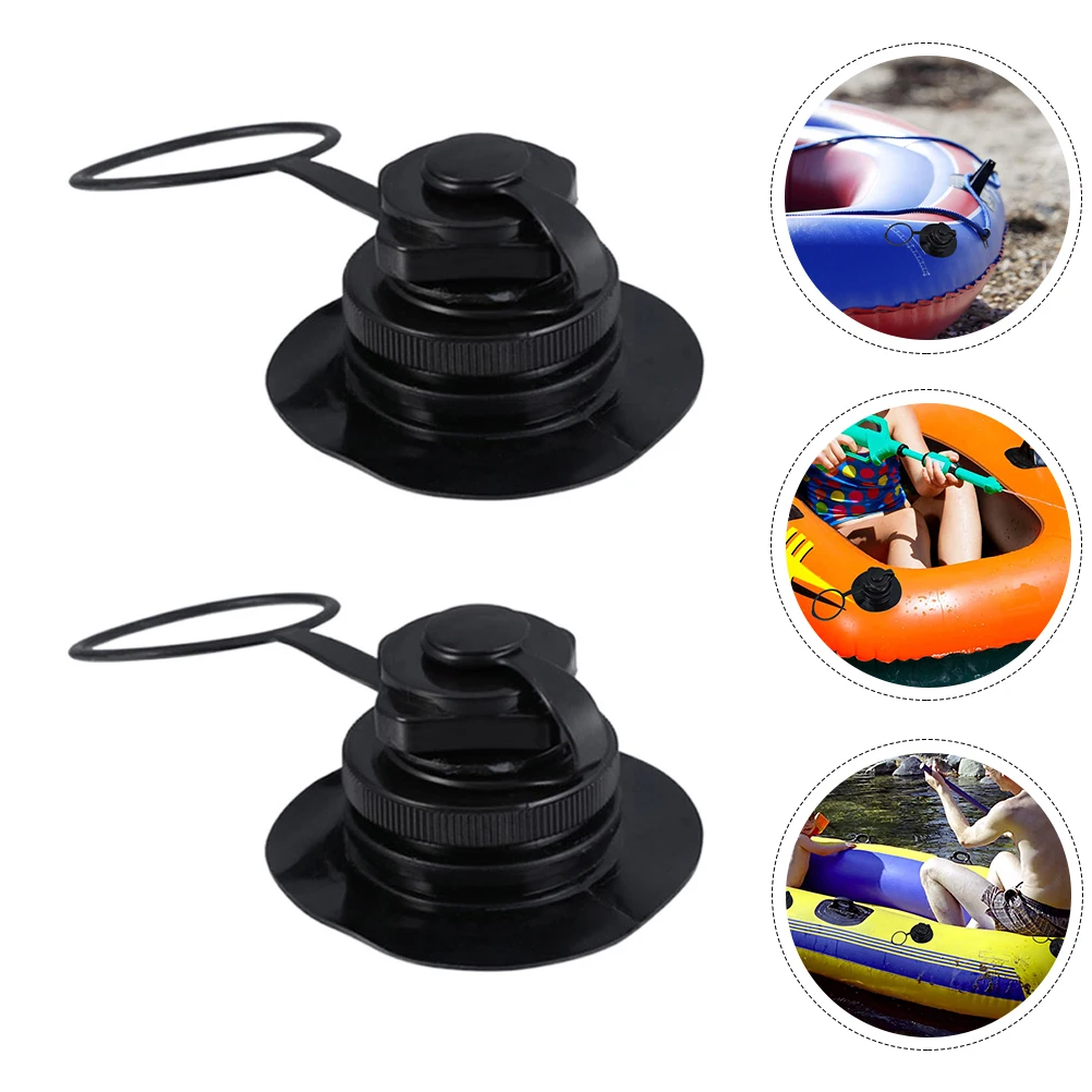 

2Pcs Kayak Boat Professional Kayak Valves Valves Replacement Wear-resistant Nozzles PVC Durable Gas Boat Accessories Spiral