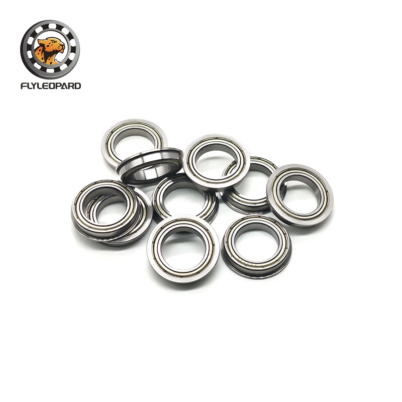 

10PCS F6803ZZ 17x26x5 mm Flange Bearing ABEC-7 Double Shielded Deep Groove Flanged Bearings