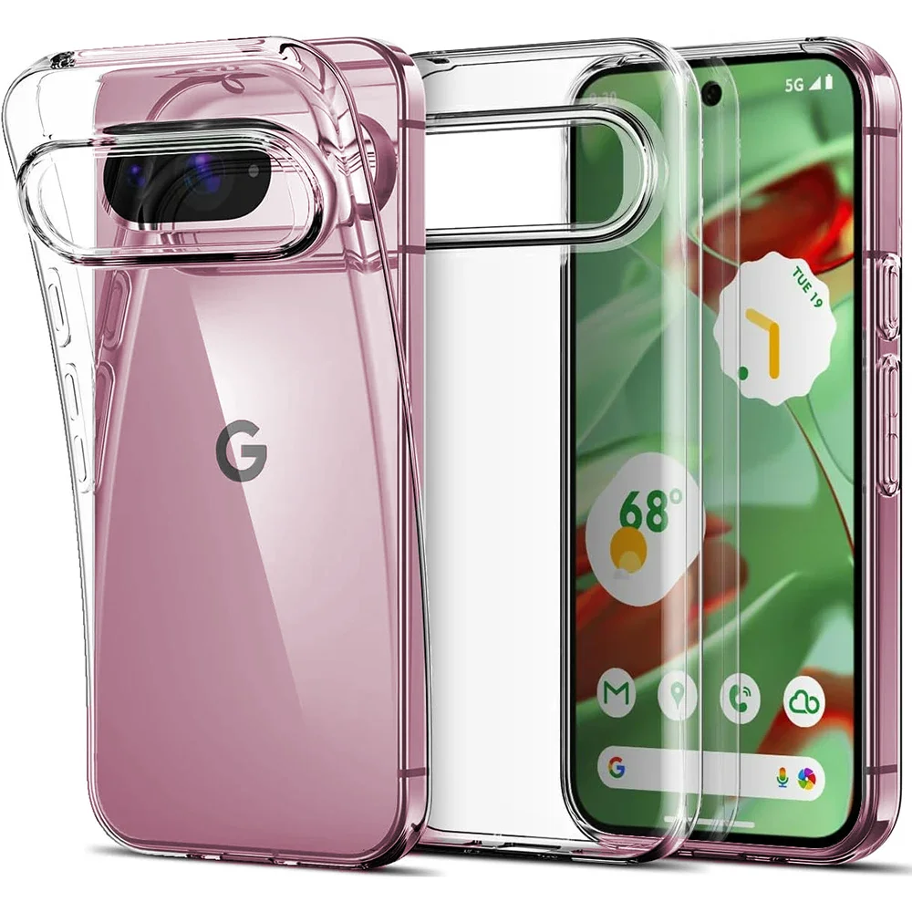 Transparant Ultra Dunne Zachte Clear Siliconen Case Voor Google Pixel 9A 9 ProXL 8 8A 7 7A 6 6A Pro XL Terug Shockproof Cover Shell ﻿