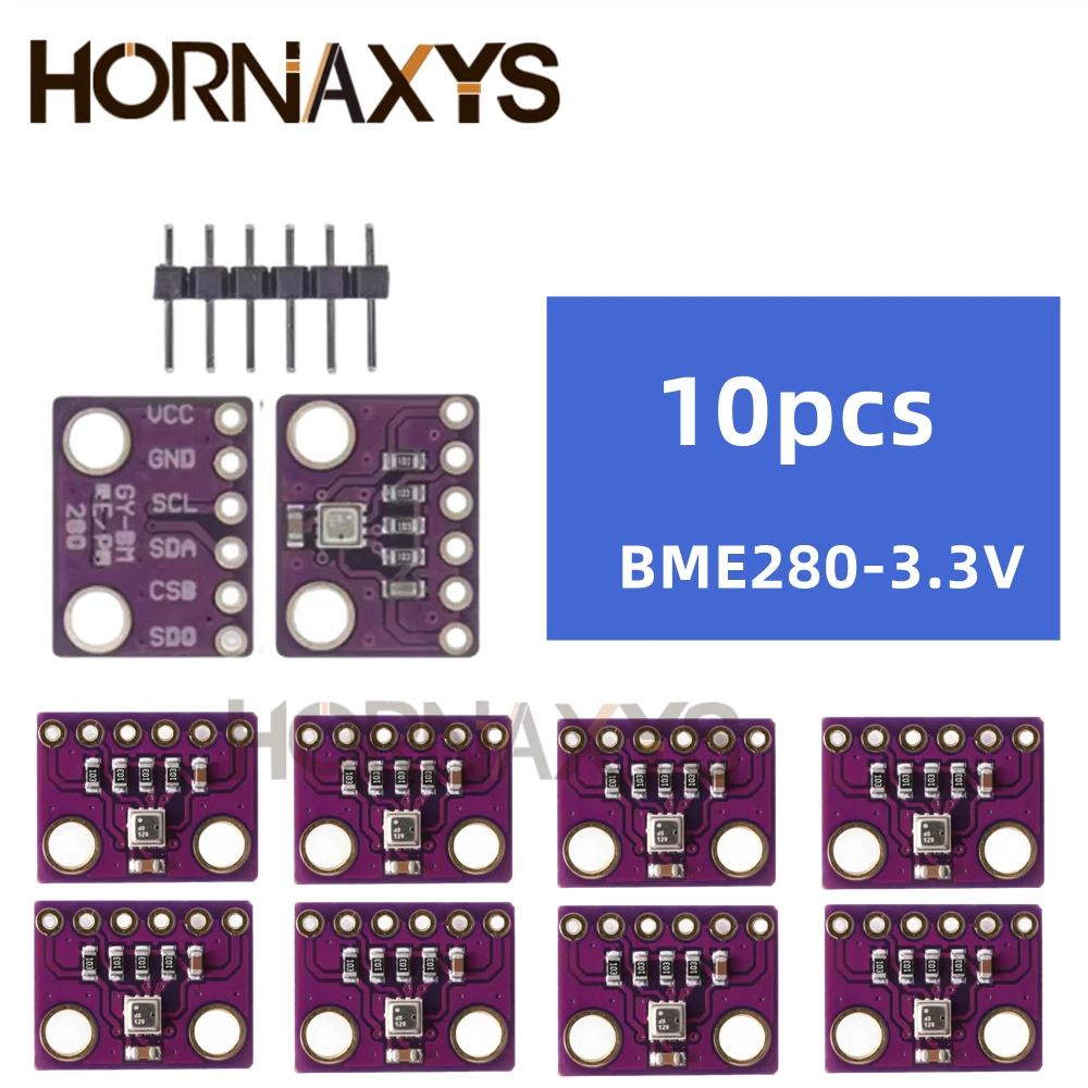 5pcs/10pcs/BME280 5V 3.3V Digital Sensor Temperature Humidity Barometric Pressure Sensor Module I2C SPI 1.8-5V