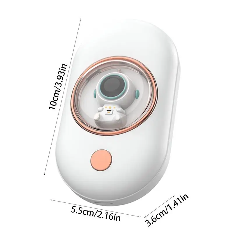 Portable Cartoon Spaceman Pocket Hand Warmers 2 Heating Level Adjustable Fast Heating Reusable Hand Warmer for Winter Gifts