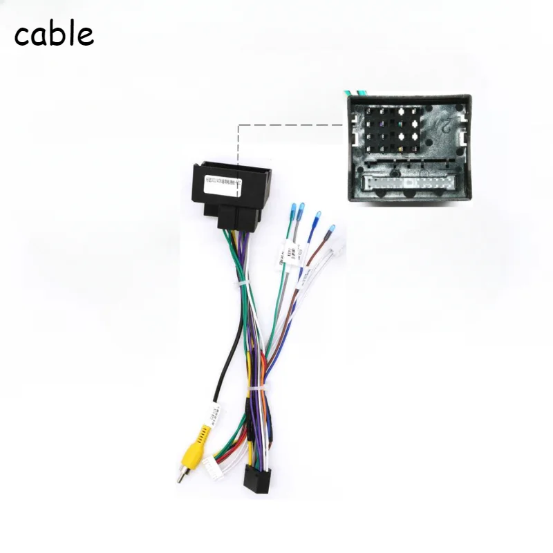 16 Pin CANBUS Box For Peugeot 206 307 301 308 408 508 2008 3008 Citroen Elysee  Wiring Harness Cable Adapter Android Car DVD