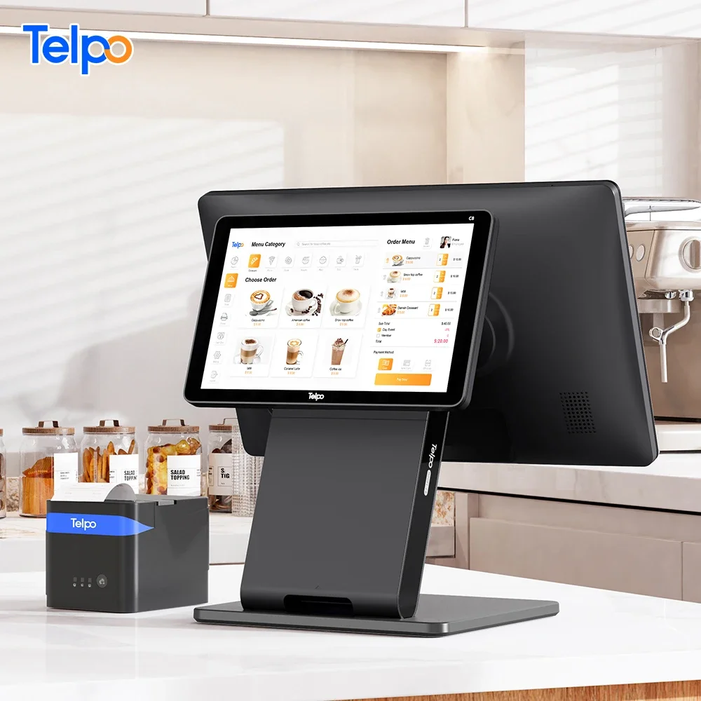 Touch Screen Bill máquina, sistema Android Pos, tudo em um hardware POS, 15 Polegada, Epos