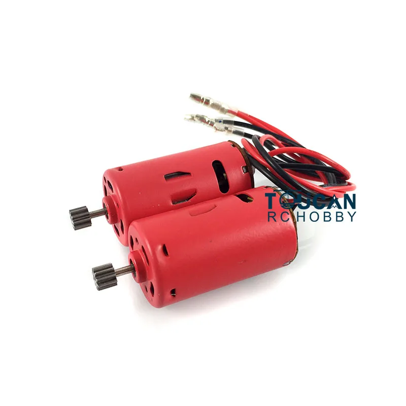 Henglong 1/16 Metall-Antriebsgetriebe, rote Motoren für 6,0 RC Panzer, DIY Ersatzteile, Boost Toy Power TH16464-SMT7