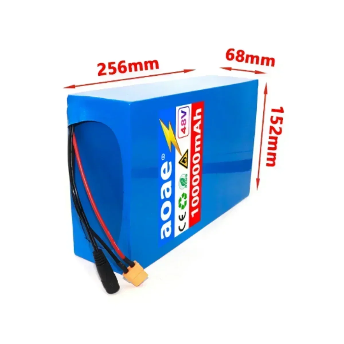 48V 13S8P 100Ah battery 18650 Lithium Battery Pack Applicable to 1000W electric bicycle battery Built in 50A BMS