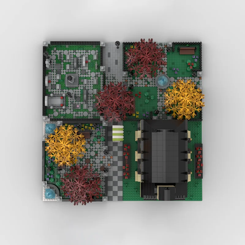 5731 PCS Personalizza Chiesa Medievale Con Cimitero Building Blocks Modello Giocattolo Assemblato Per I Bambini Festival Educativo Regalo A Sorpresa