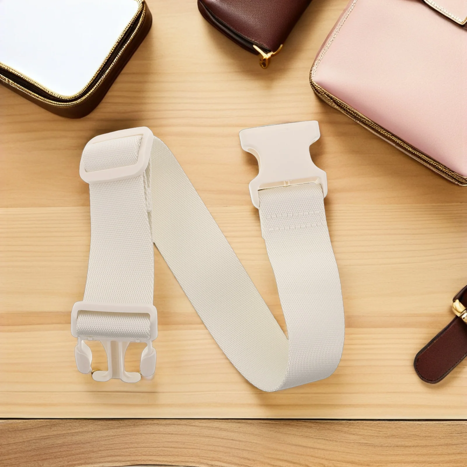 

Replacement Purse Adjustable Solid Color Crossbody Bag Shoulder Belt Fabric Clips For Work Shopping Travel Handbags Purse