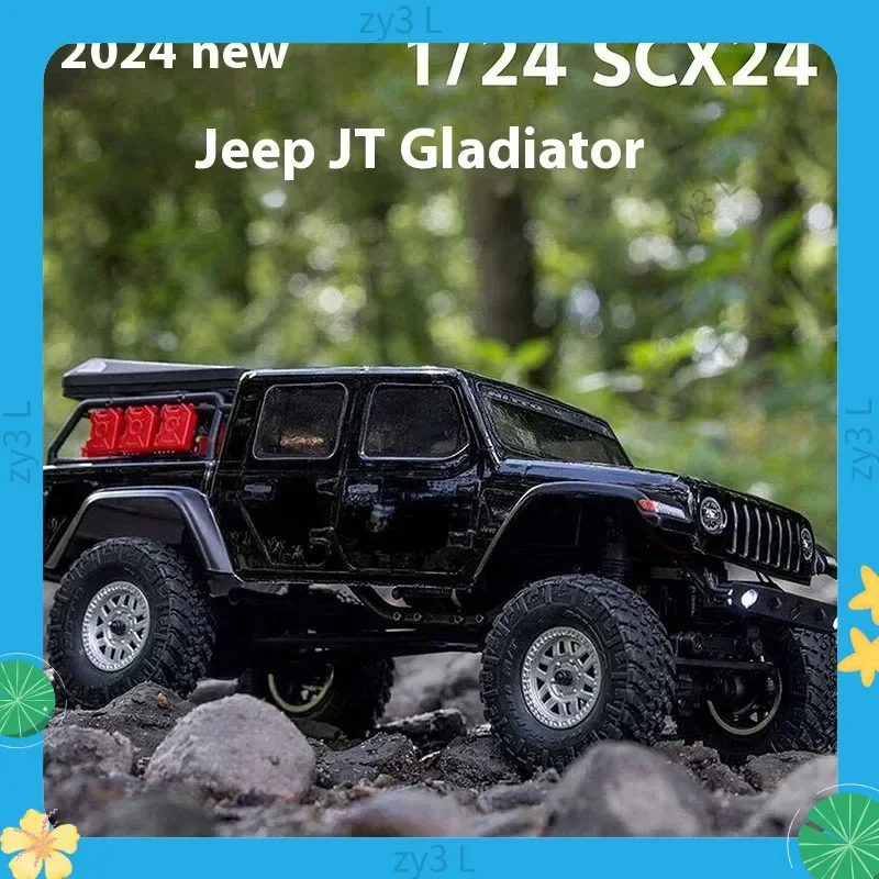 Axial SCX24 1:24 JT Gladiator RTR full-size simulation four-wheel drive remote control climbing off-road vehicle AXI00005 V2 gif