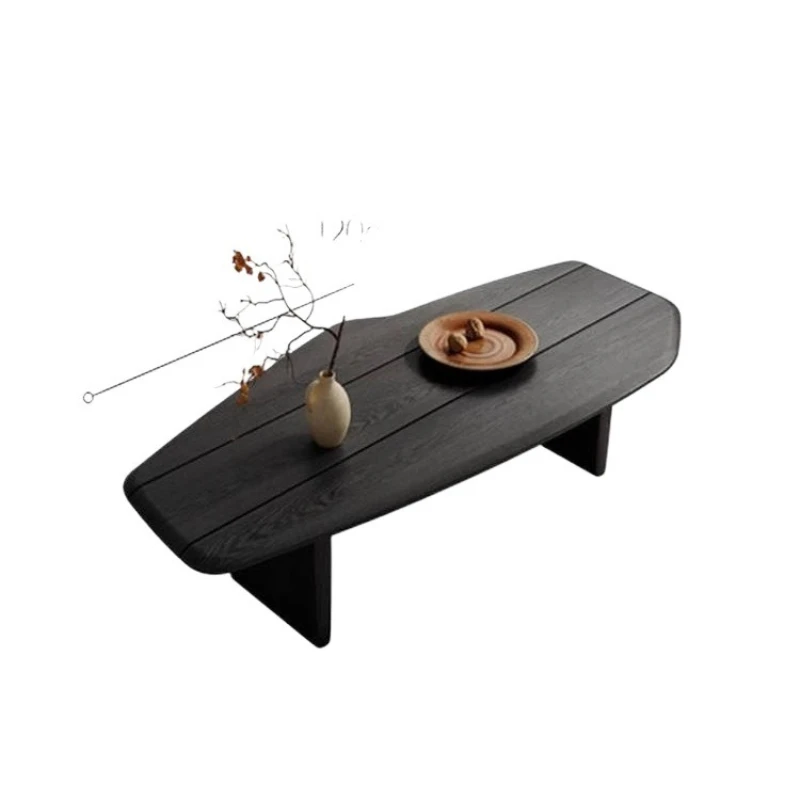 

Wabi Sandy wind solid wood coffee table living room home creative small apartment Italian minimalist
