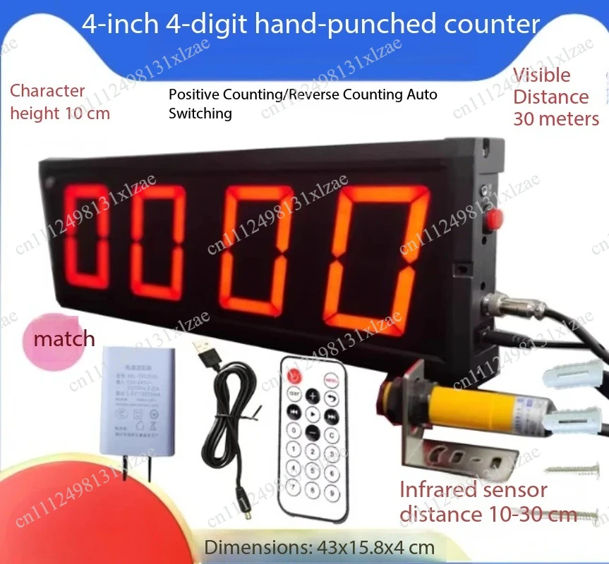 Professional Basketball Shot Clock - LED Programmable 14/24/30s Countdown System for Court Equipment