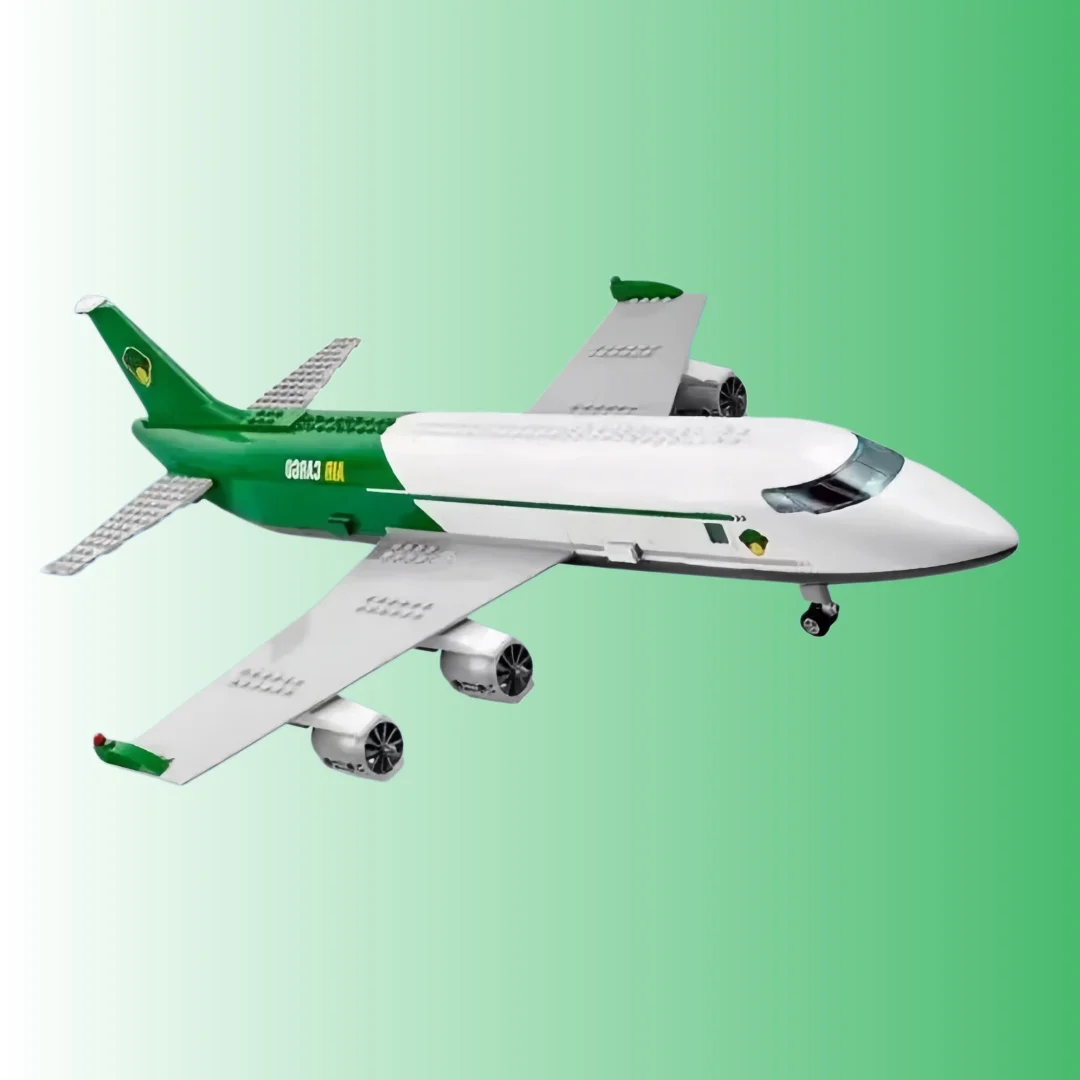 

Large passenger plane building block toy, airplane assembly model, openable cabin, desktop decoration, holiday gift