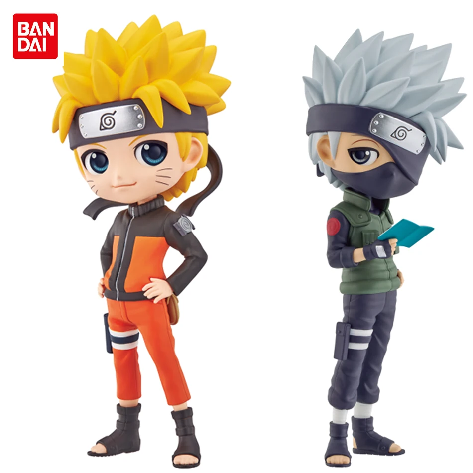 15cm Anime Naruto Figure Kawaii Uzumaki Hatake Kakashi Gaara Uchiha Sasuke Qposket Figural PVC Model Toys Collect Gift