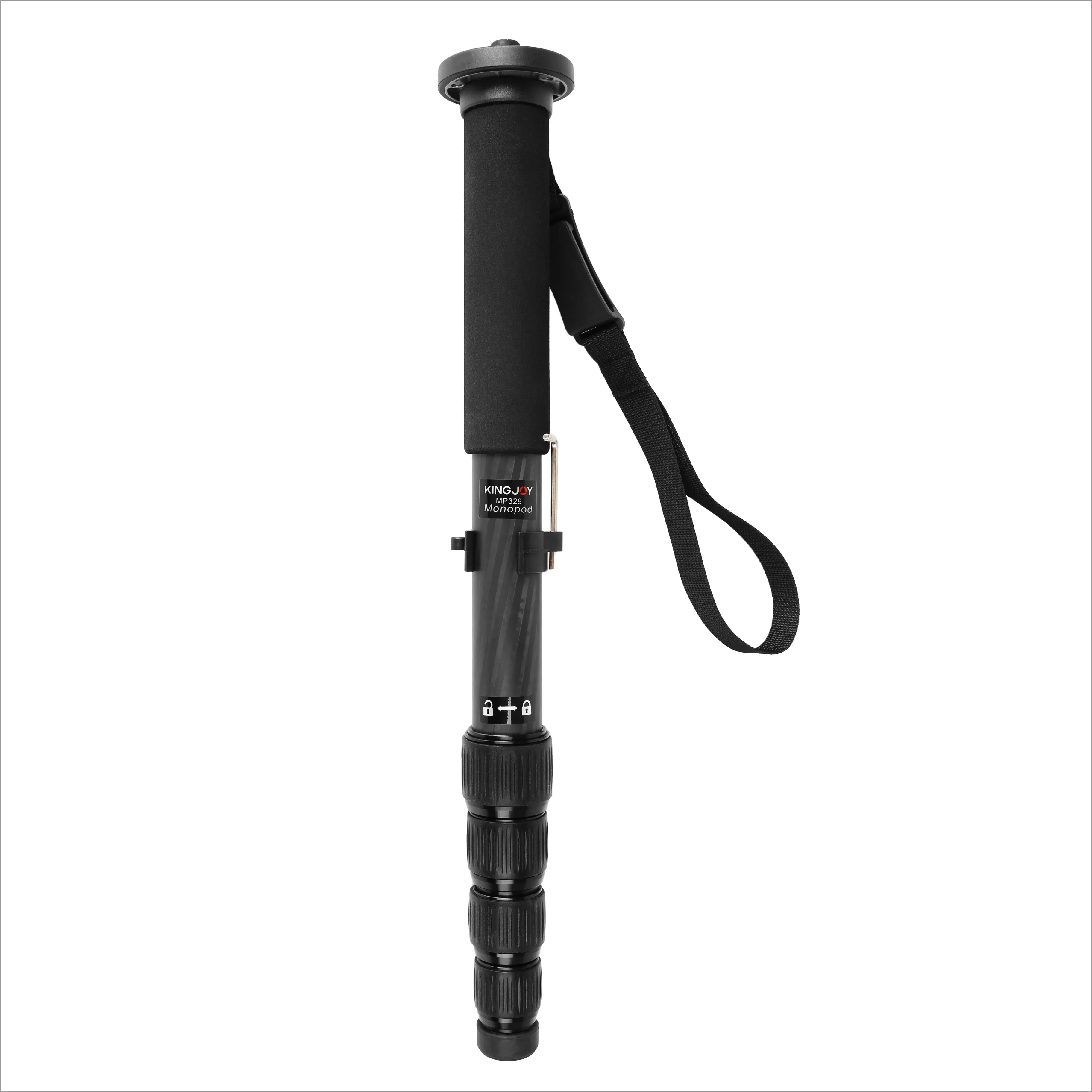 Applicable to Kingjoy Portable Monopod Walking Stick Handheld Camera Photography Monopod with 5 Sections Carbon Fiber Monopod