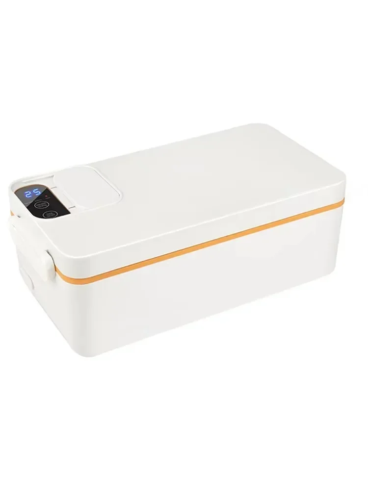 Portable Wireless Electric Lunch Heated Box Food Heater W/1.5L Removable Stainless Steel Container Heated For Office/Travel