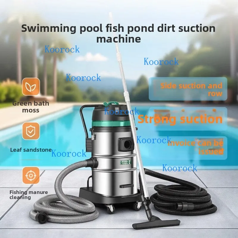 HiLive Pool Pond Bottom Vacuum Powerful Sludge Removal Tool for Efficient Underwater Cleaning view 2