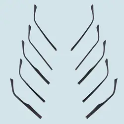 1Pair Eyeglasses Arm Single Tooth Anti-Slip Spectacle Frame TR90 Eyeglasses Replacement Leg Repair Eyewear Accessories
