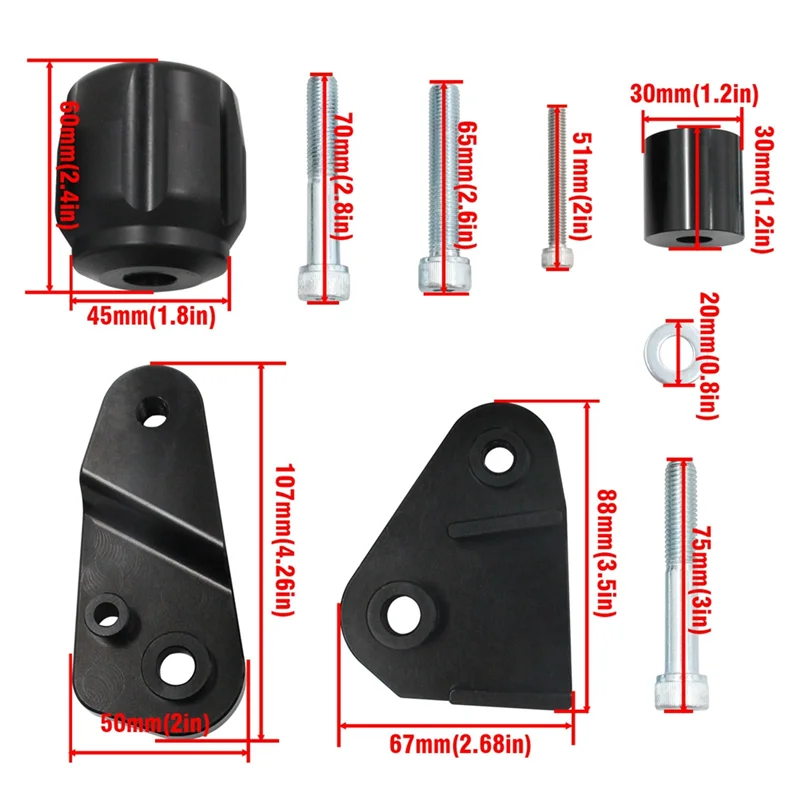 Top Sale Motorcycle Engine Crash Pad Frame Slider Guard Cover For Suzuki GSXR1000 2017-2024 Falling Protector Accessories