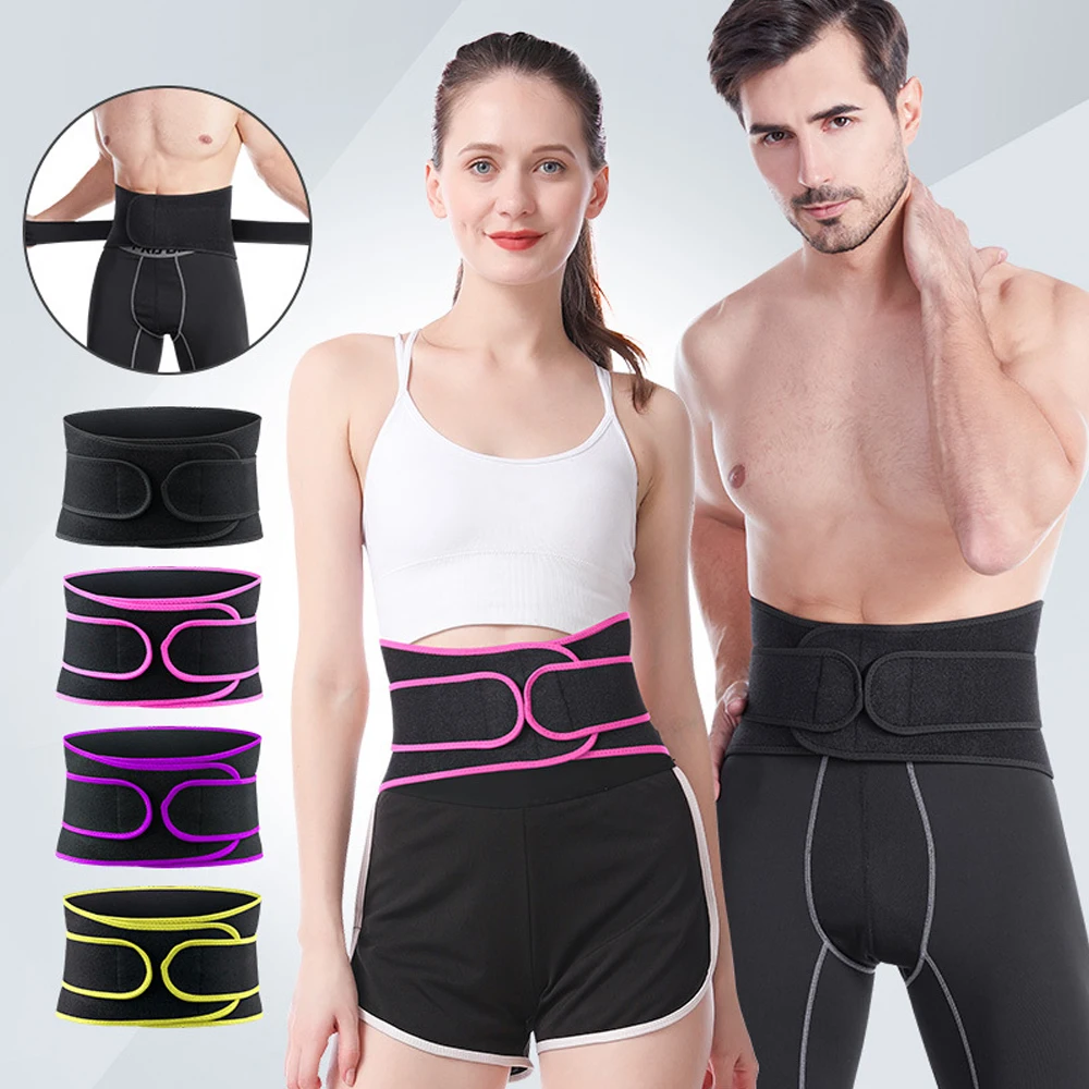 Sports Back Brace, Lumbar Support Belt Relief Lower Back Pain Herniated Disc for Women Men, Compression Brace for Back Support