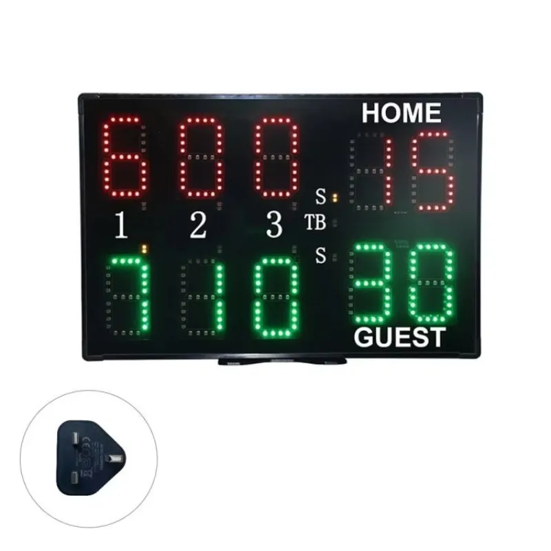 

Electronic Scoreboard With Remote Control Professional Tennis Scoreboard Lightweight And Portable Led Sports Essential Hot Pick