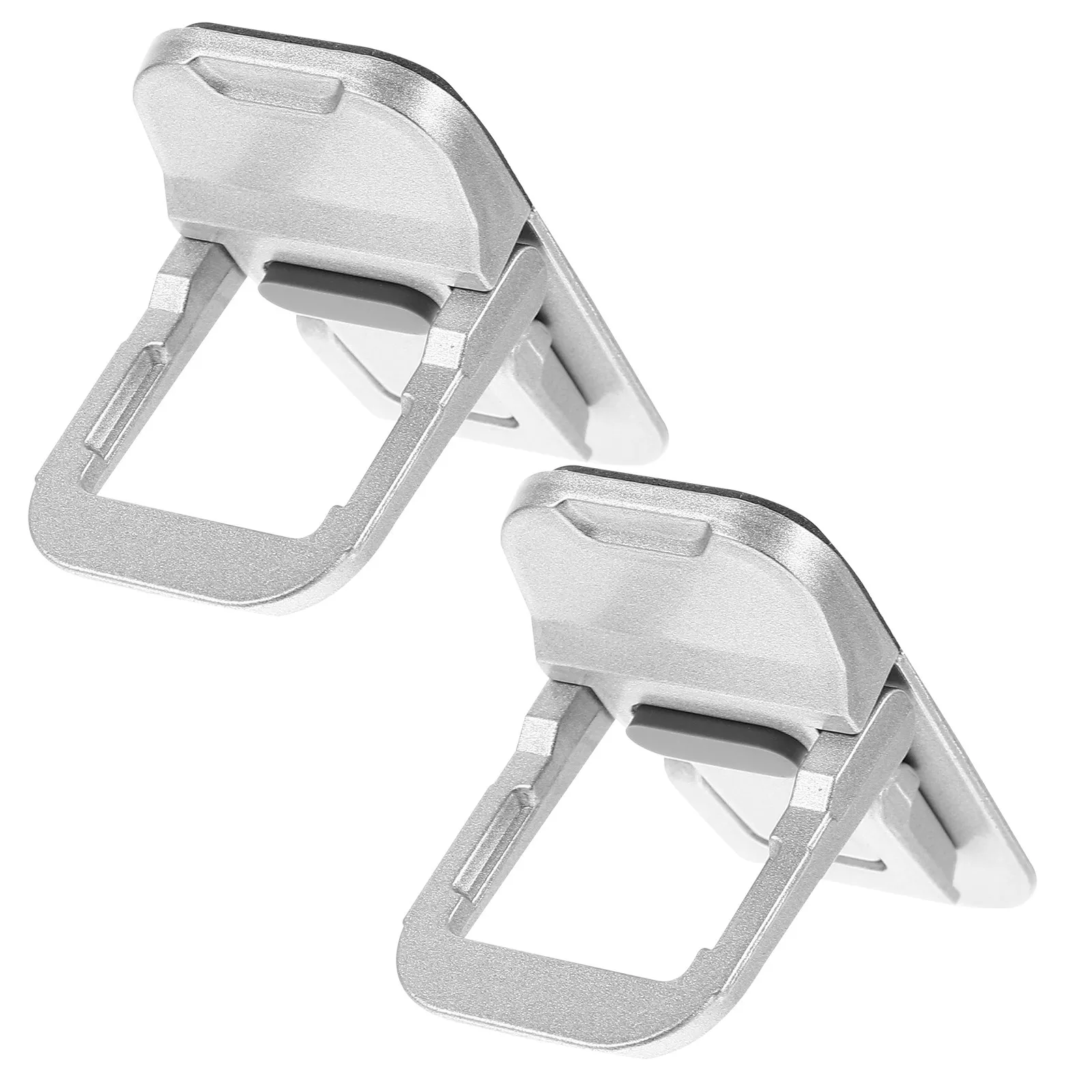 2Pcs Foldable Laptop Riser Adjustable Stand Ergonomic Holder Notebook Cooling Airflow Support for Desktop Office Use