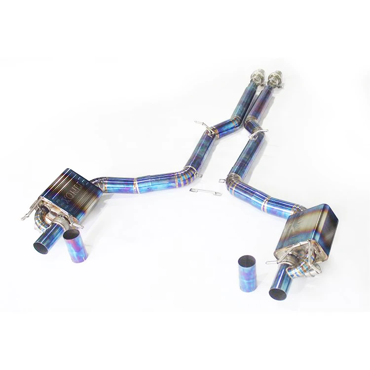 High Quality Titanium Alloy Valve Catback Exhaust Pipe for Mercedes Benz  C63 W205 W204 Valvetronic Sports muffler Pipe