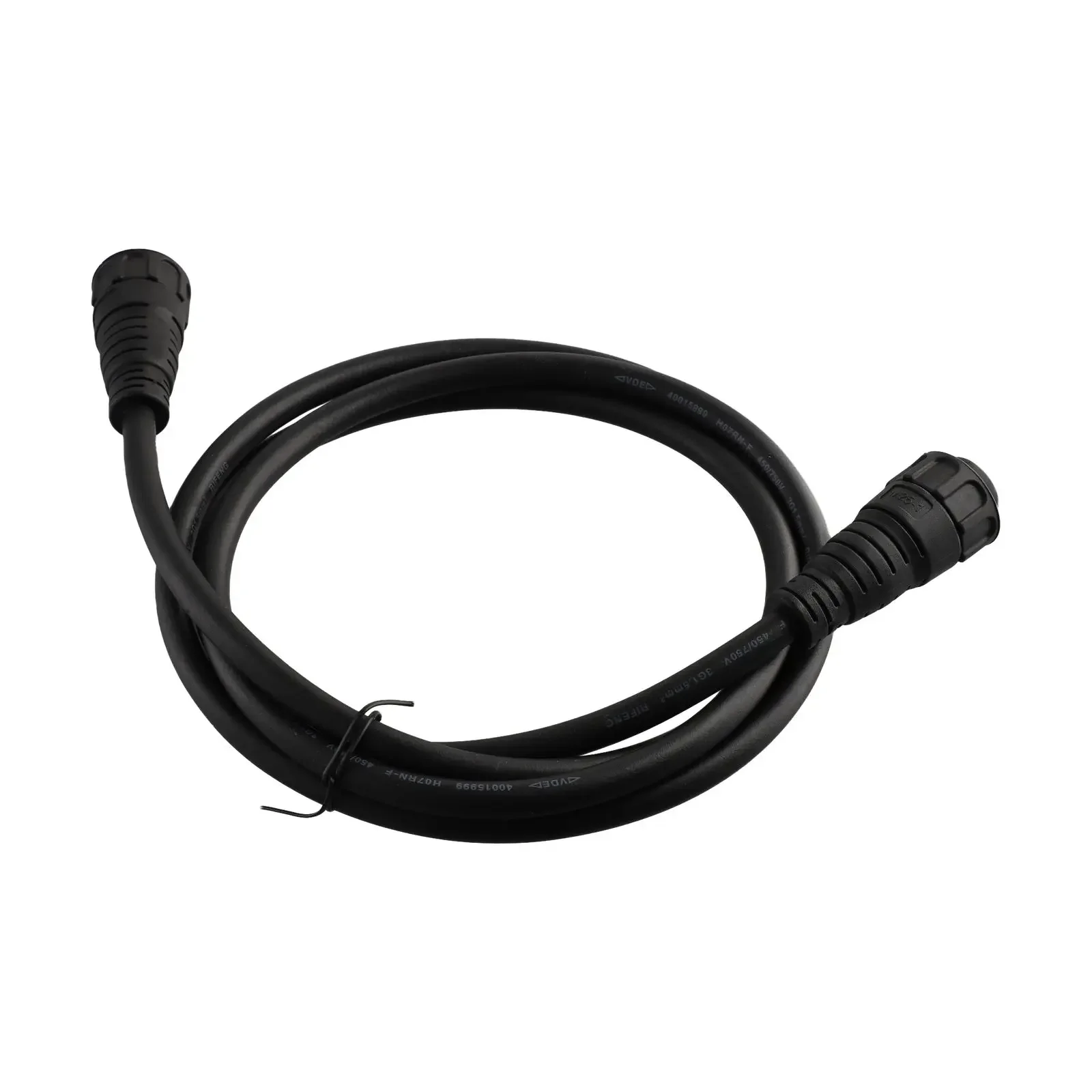 Black AC Cable Inverter Connection Long Length M25 Protection Reliable Secure Tie Waterproof 1400W 2M 450v 750V Compatible