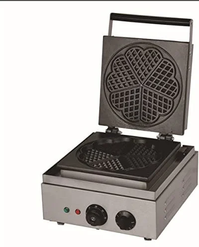 CE approved 110V/220V commercial  electric heart shape waffle maker waffle baker cake oven customs iron waffle machine