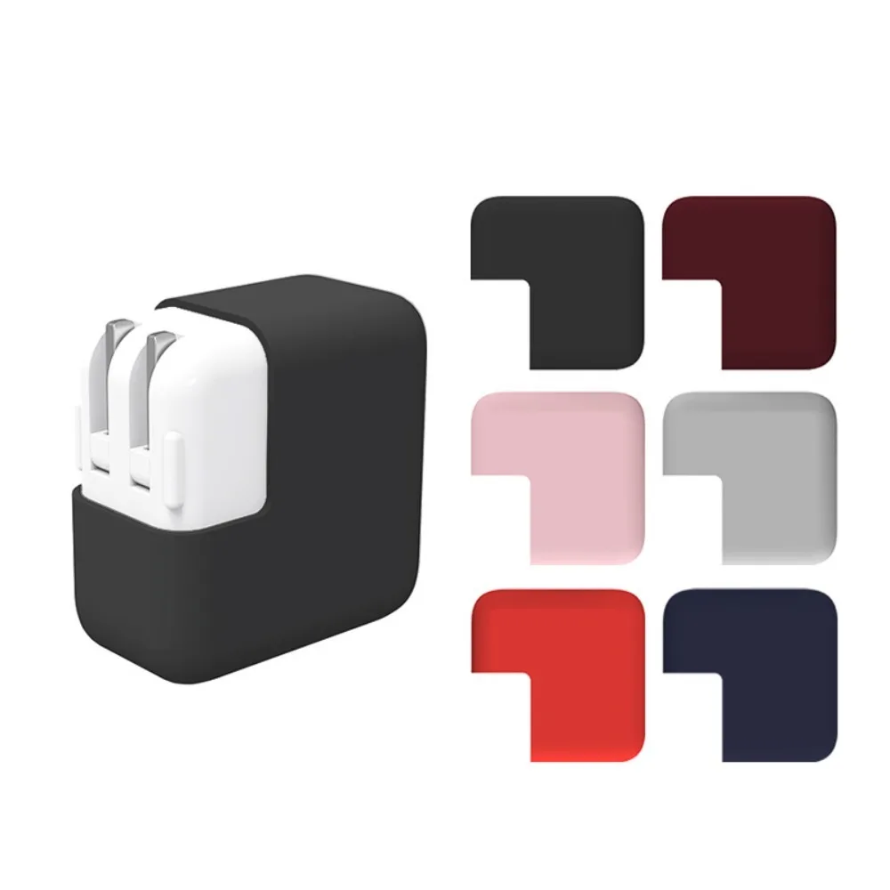 Portable Silicone Power Adapter Case Shockproof 30W/45W Elastic Cover Anti-drop Dust-proof Charger Case for MacBook
