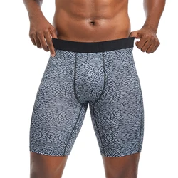 Fashion Long mens boxers Polyester underwear for man underpants Sexy Men's panties Comfortable Stretch boxer shorts men